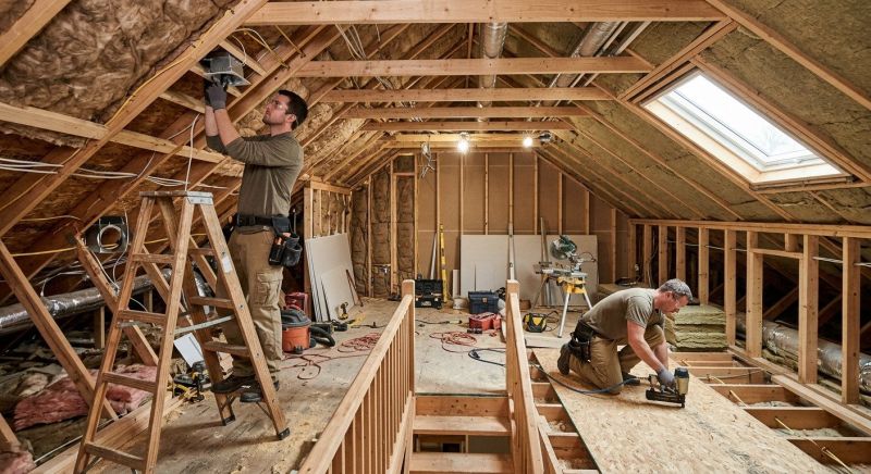 Attic Apartment Construction in Conroe, TX