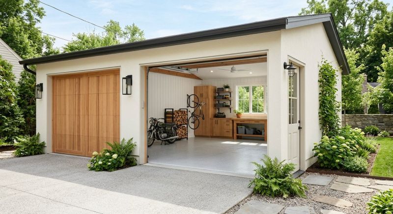 Garage Addition Construction in Alpharetta, GA