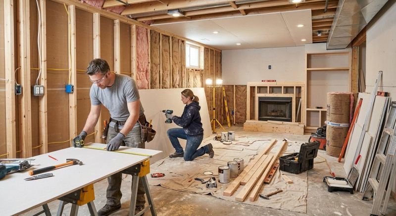 Living Room Renovation in Conroe, TX
