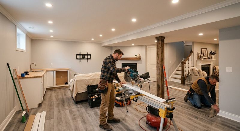 Man Cave Construction in Alpharetta, GA