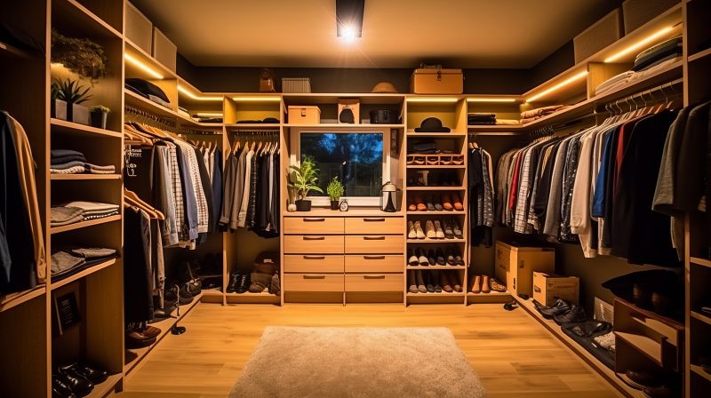 Walk In Closet Installation